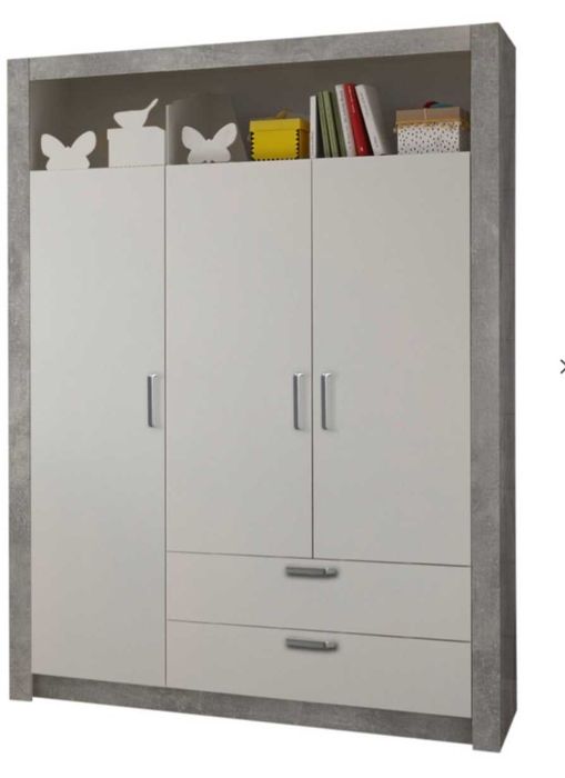 szafa timo 3d2s biel/beton