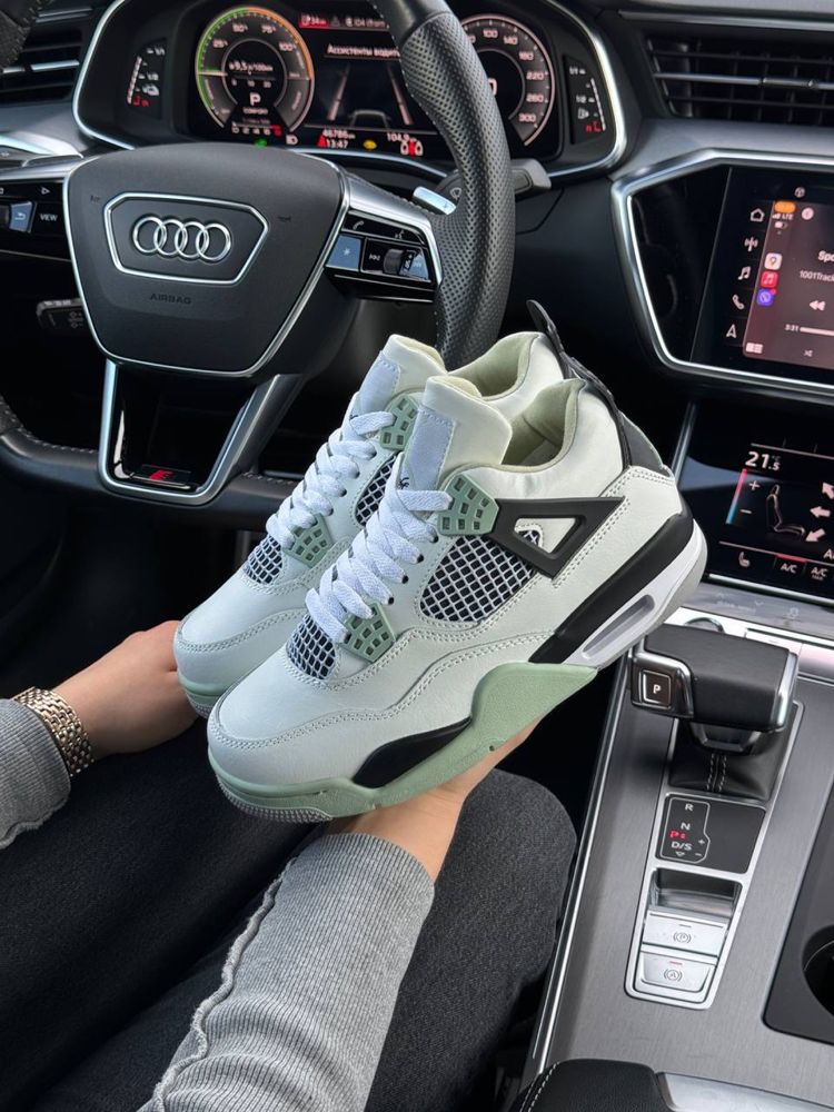 Женские кроссовки аир джордан Air Jordan 4 Retro Seafoam White [36-41]