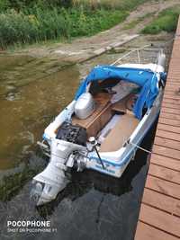 Motorówka łódź wędkarska 45 KM 4,5 m