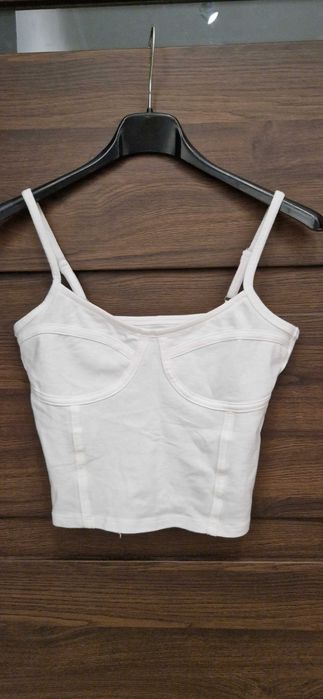 Nowy bawełniany krótki top Hollister rozmiar 34