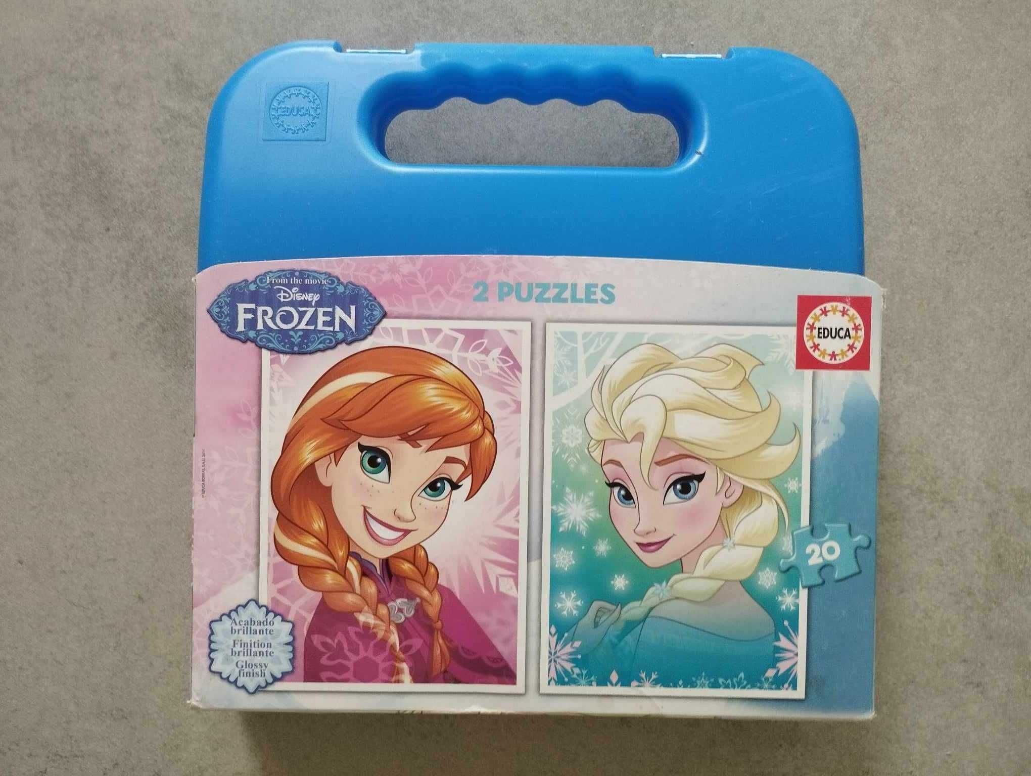 2 Puzzles Frozen de 20 peças