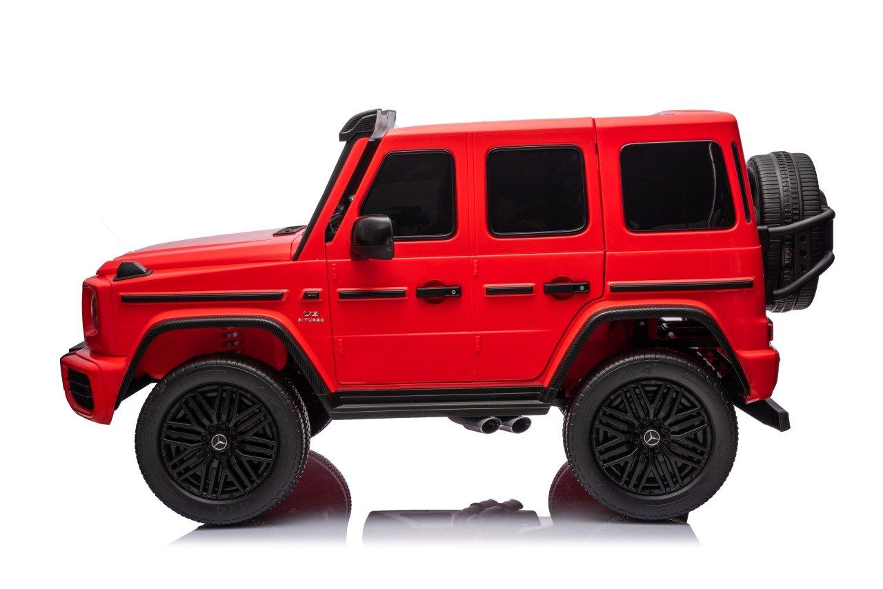 24V 800W 4x4 2osbowy Auto na akumulator Mercedes Benz G63 AMG Czerwony