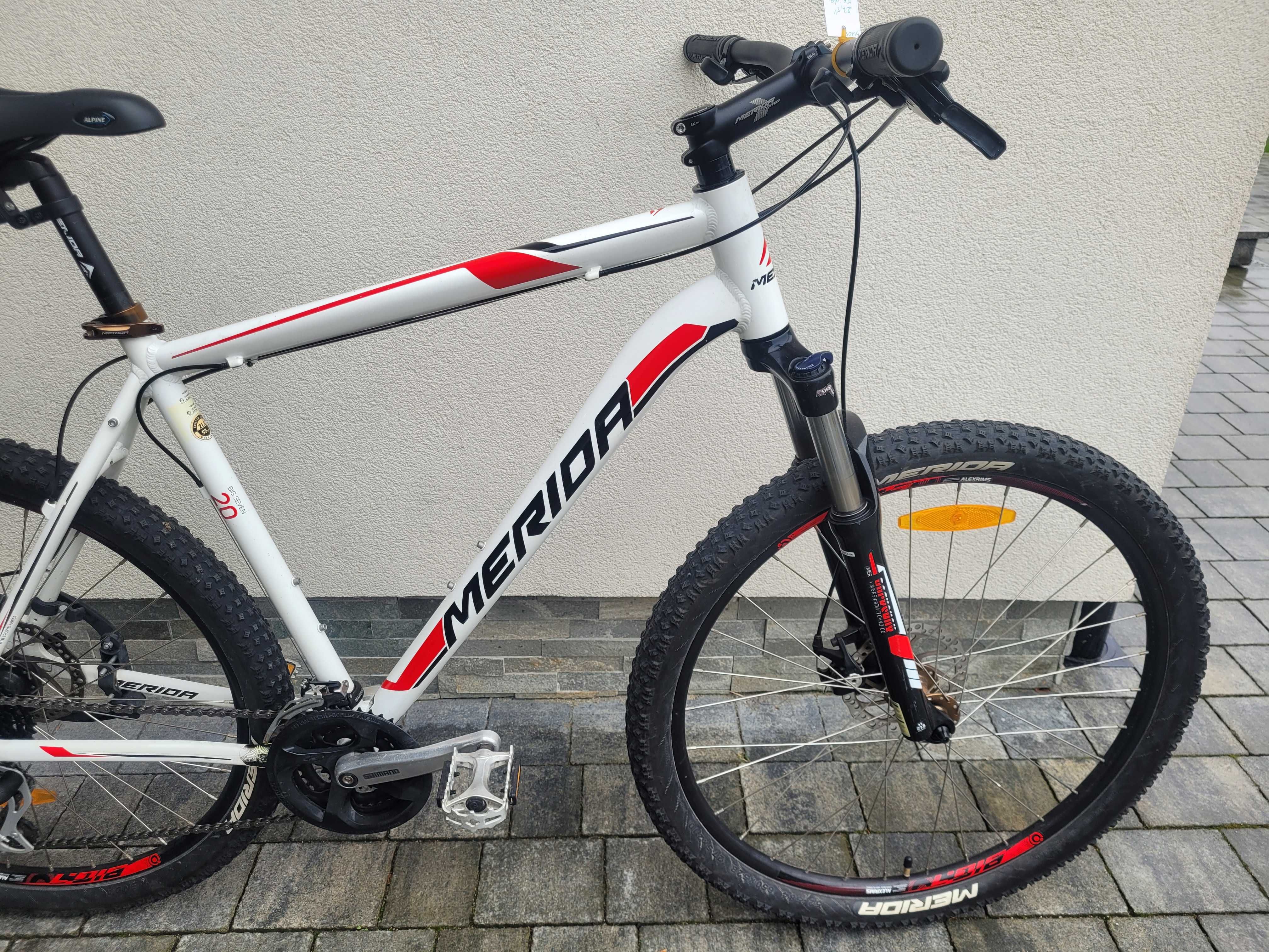 Super stan rower Merida koła 27,5 " rama Alu 20" Acera  MTB