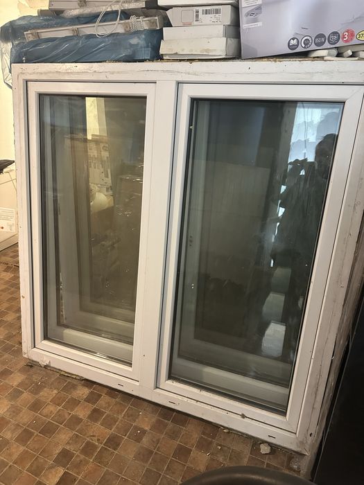 Okna 4 sztuki plastikowe