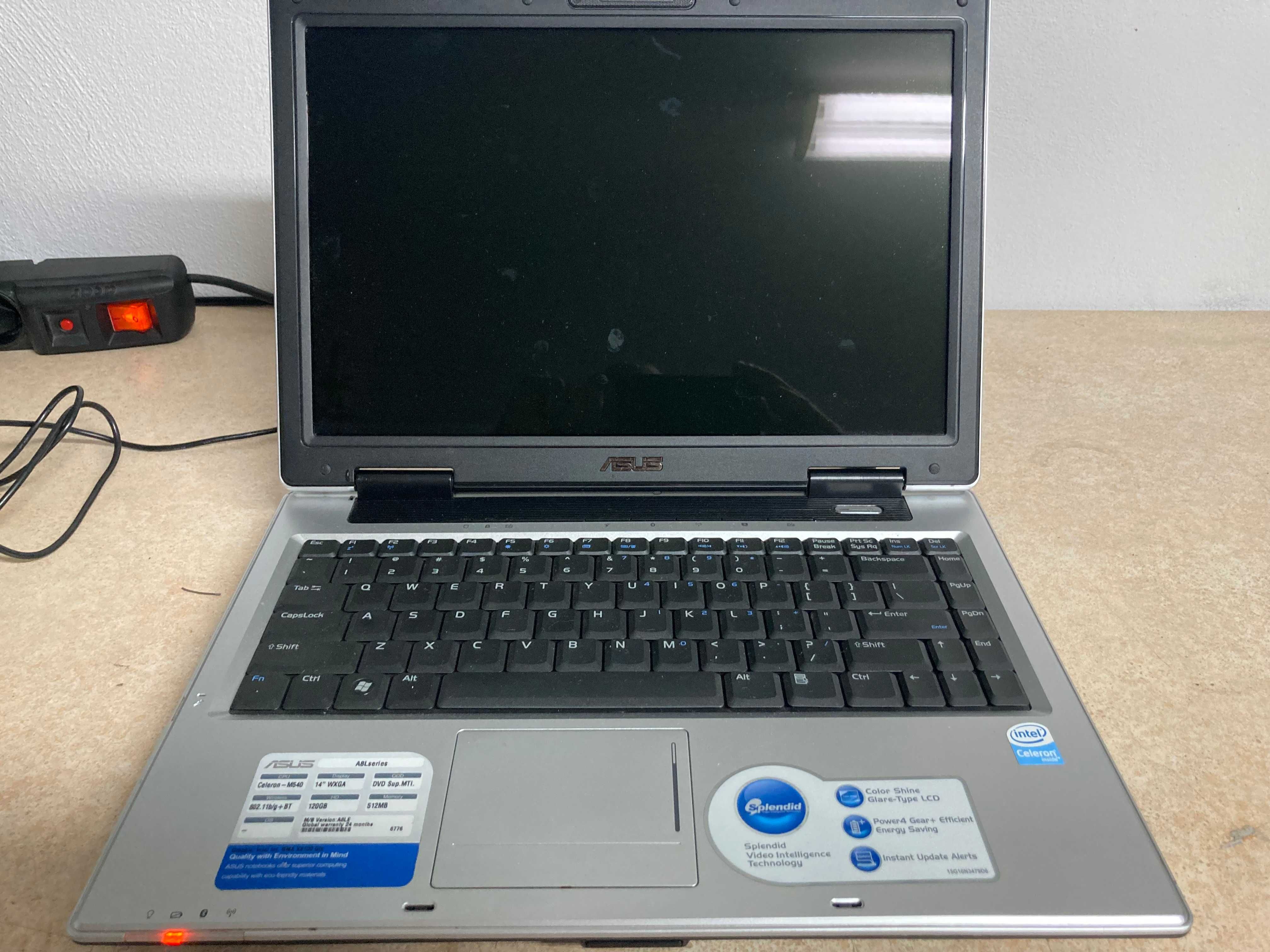 Notebook ASUS A8L Intel 1,86GHz kompletny