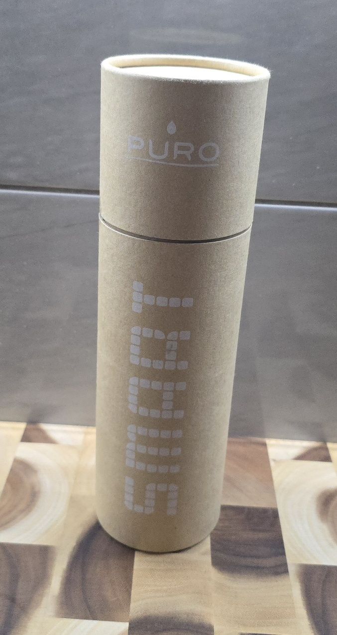 PURO Butelka termiczna Smart Bottle 500 ml Inox biała