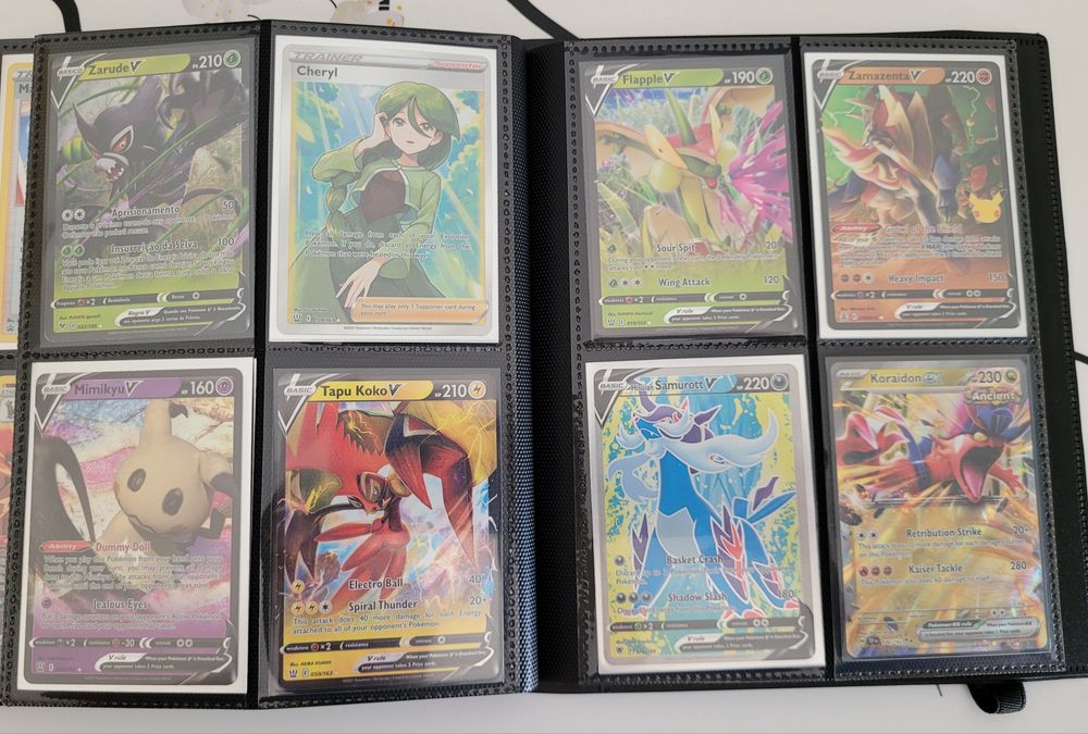 Pokemon TCG - singels full art, rare, holo e reverse holo, promo