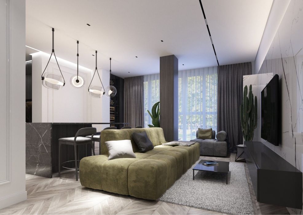 Велика 3-кімн. 127 м2 з ремонтом по вул. Клима Савури 15, Центр