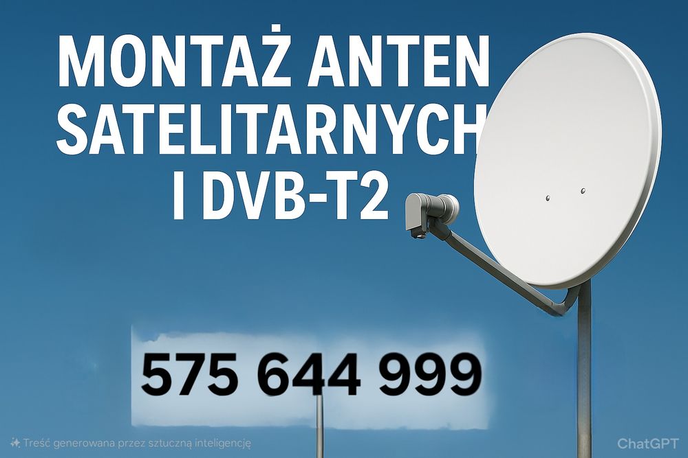 Montaż i Serwis Anten Satelitarnych oraz DVB-T2