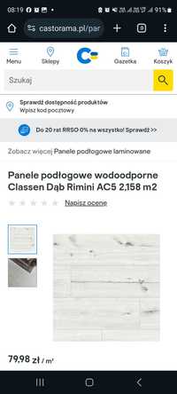 Panele jasne wodoodporne classen dąb Rimini