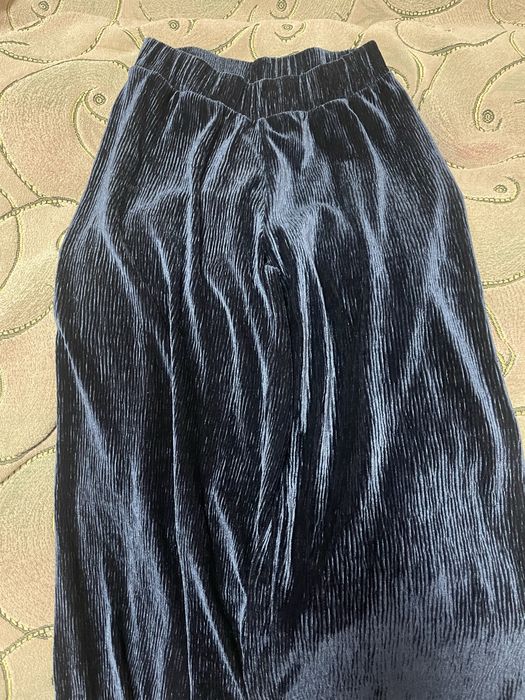 Штани велюрові, сині