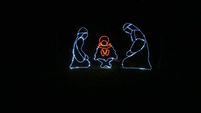 Szopka Bożonarodzeniowa LED ozdoba świąteczna