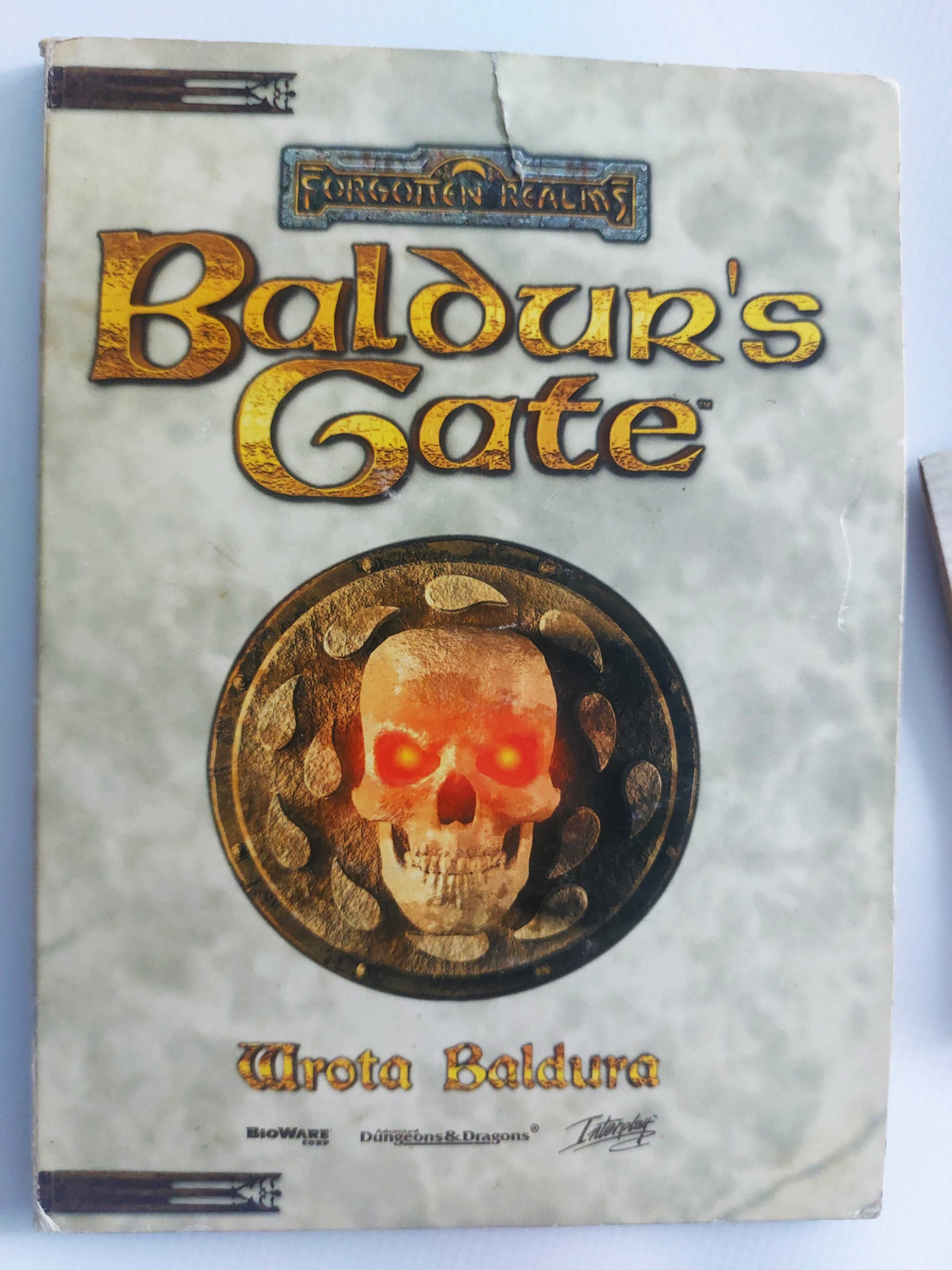 Baldur's Gate 1 PL BIG BOX PC 5 CD duże pudełko oryginał po polsku