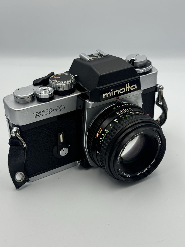 Minolta x5 z rokkorem 50 bdb stan zobacz