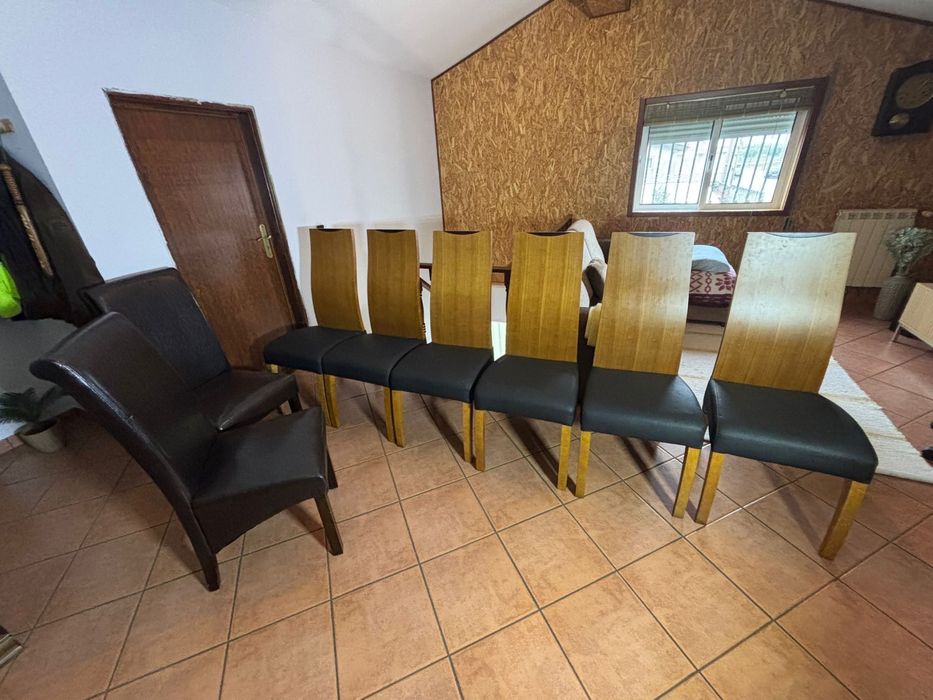 8 cadeiras elegantes