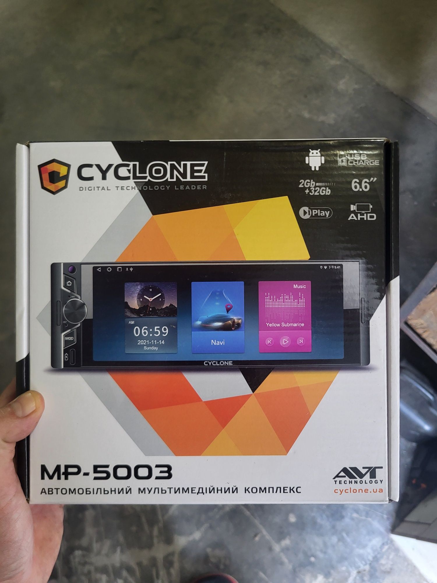 Продам втомагнитолу CYCLONE M-5003 1 din