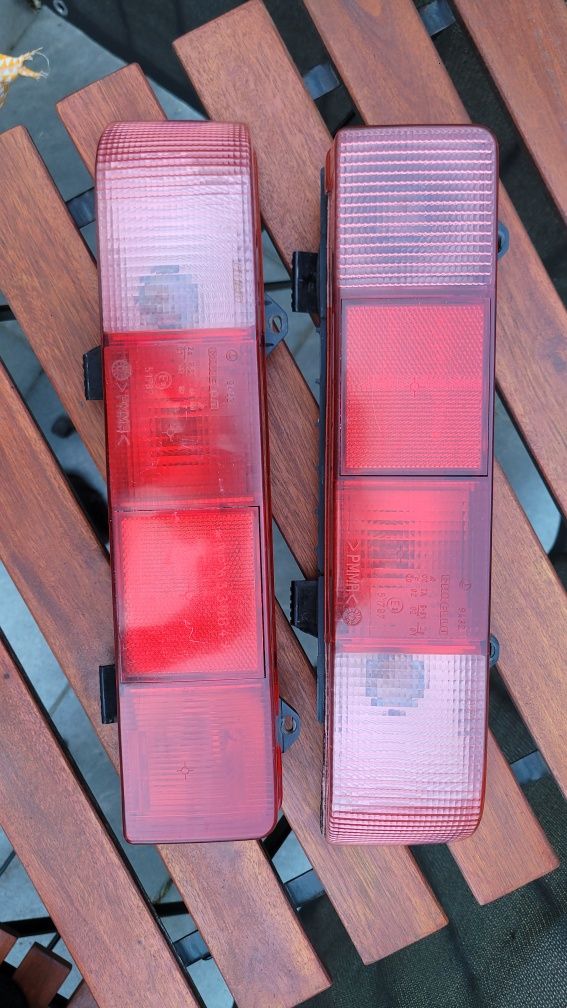 Lampy tylne cinquecento sporting fiat czerwone