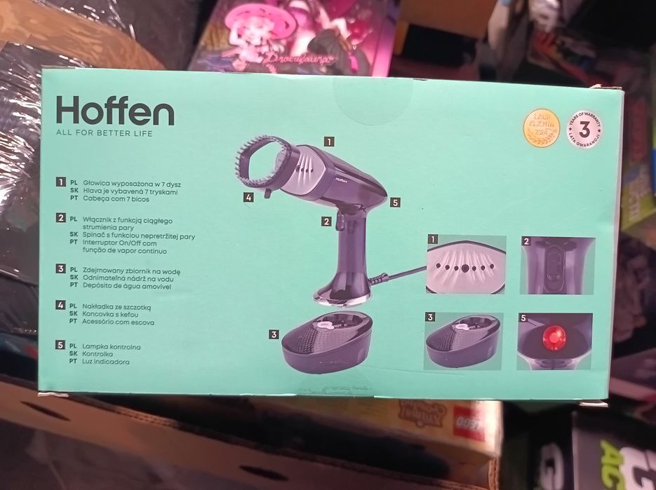 Nowa parownica do ubrań 1500 w