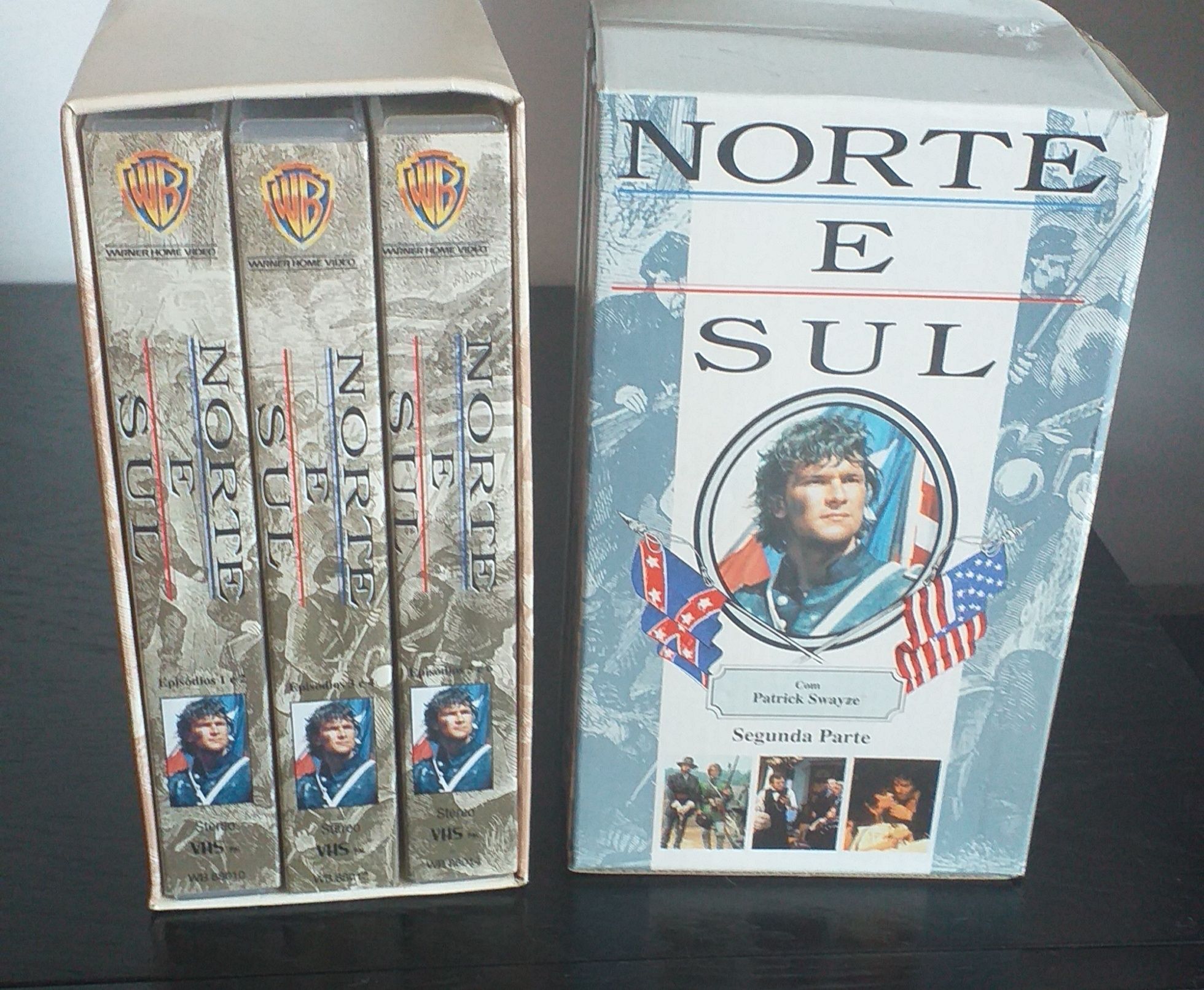 Cassete em VHS da série "Norte Sul"