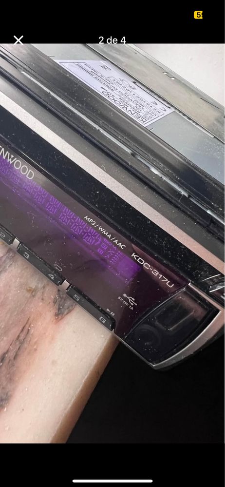 Kenwood autoradio novo
