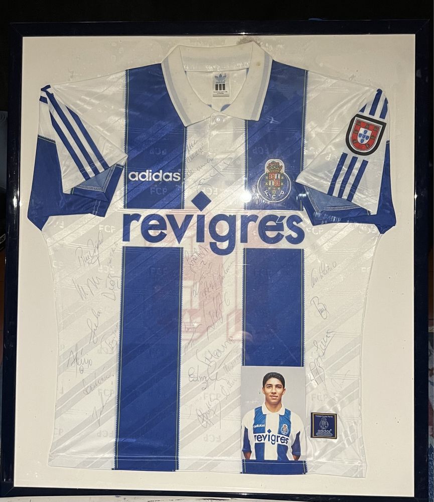 Camisola FC Porto época 1996/97 ASSINADA/ AUTOGRAFADA