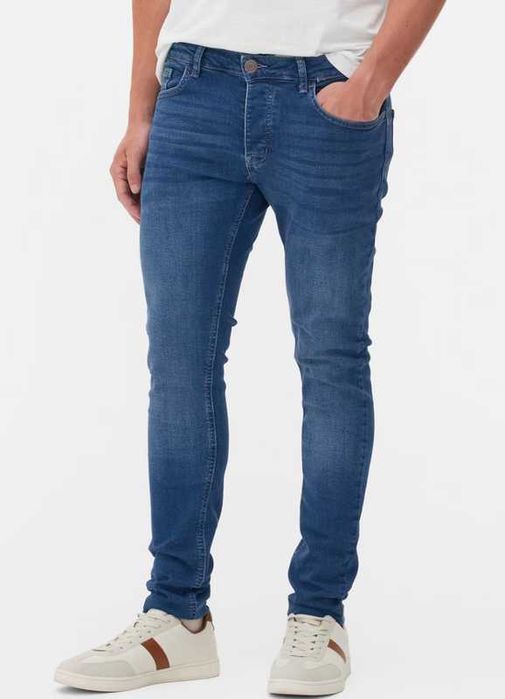 Джинсы скинни мальчику синие primark 152-158