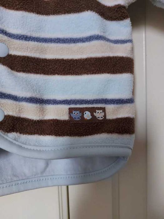 H&M miękka polarowa bluza dla niemowlaka 56 (1-2M)