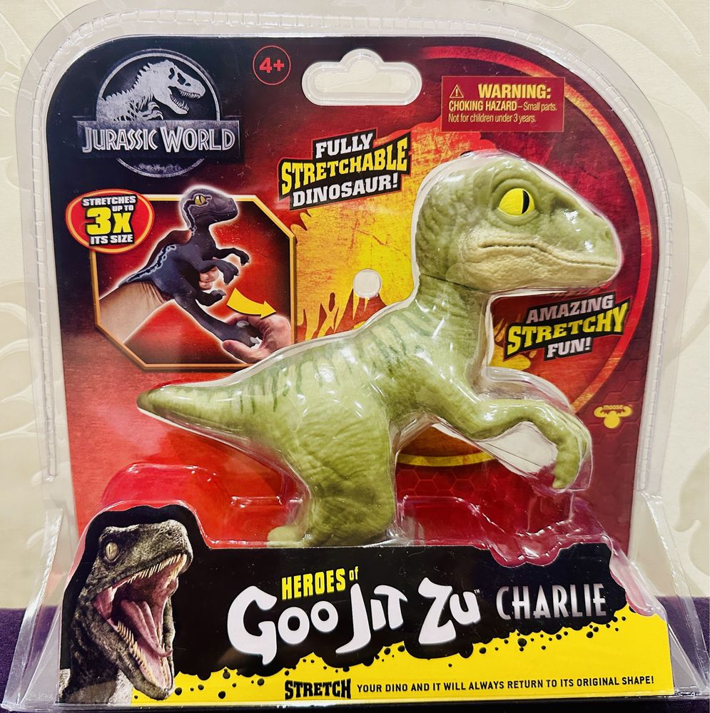 Гуджитсу Динозавр Heroes Goo Jit Zu Jurassic Charlie Dinosaur Чарли!