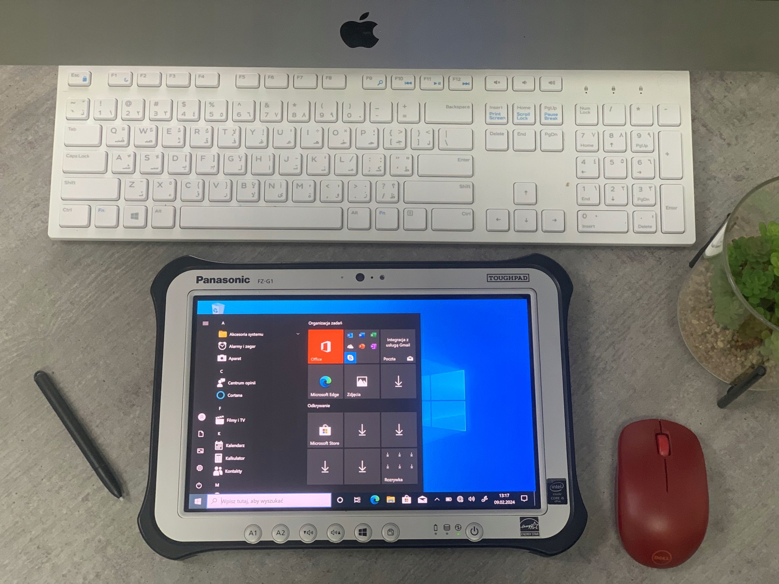 Pancerny Tablet Panasonic FZ-G1 mk4 i5-6300 8GB 256 SSD WINDOWS 11