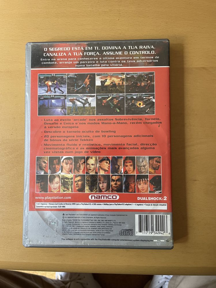 Jogo PS2 Tekken Tag Tournament