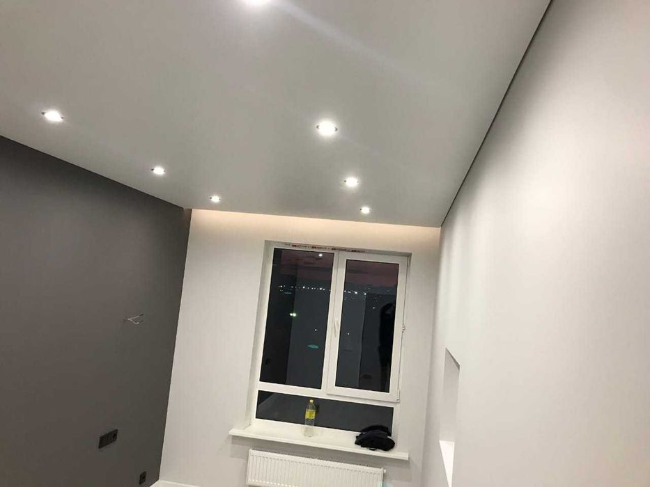 Натяжные потолки от М2, Гарантия 12 лет, оплата частями от банка!