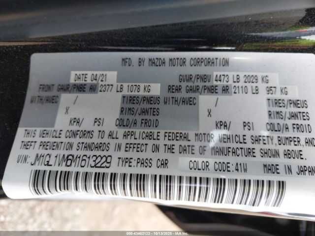 MAZDA 6 Touring 2021