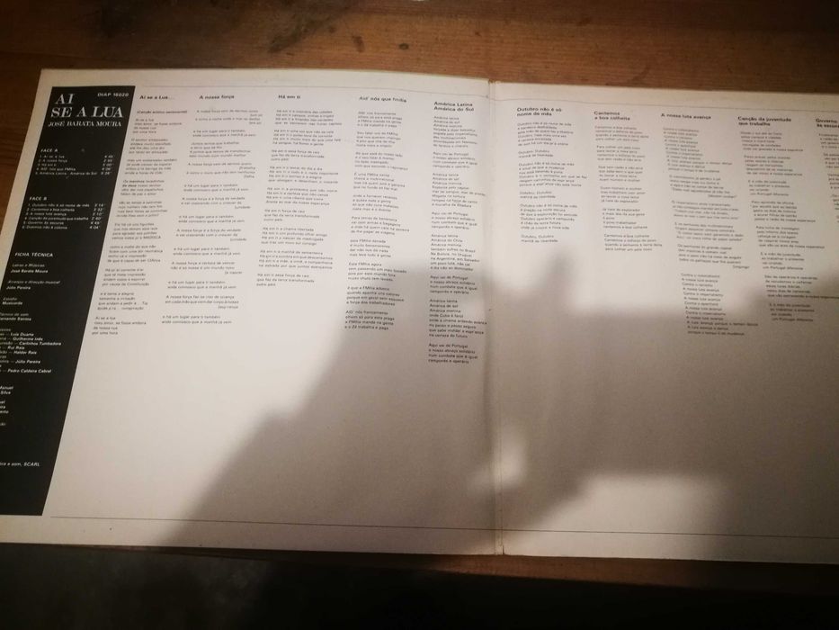 José Barata Moura - Ai Sa a Lua … LP