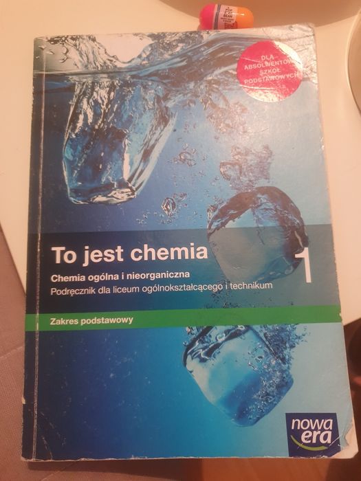 To jest chemia zakres podstawowy Nowa era klasa 1