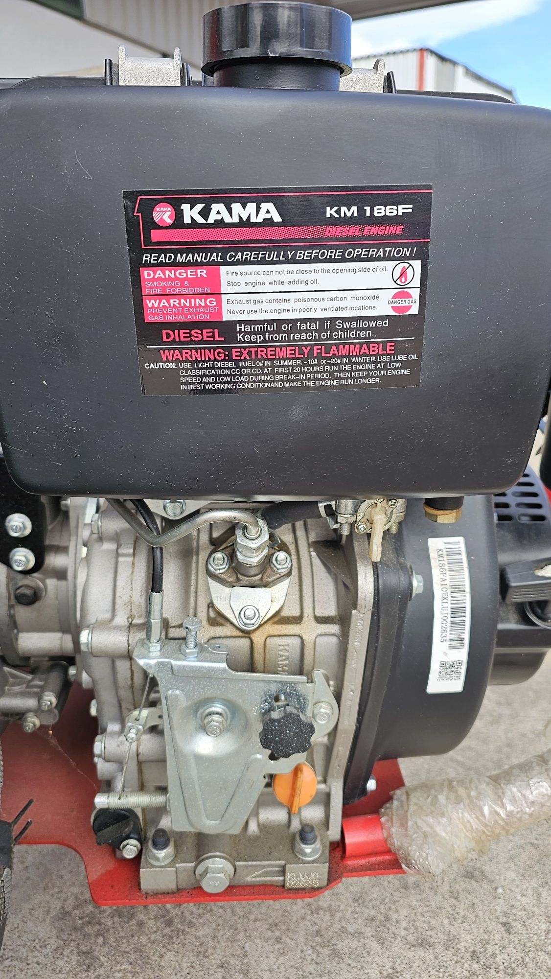 Motocultivador Kawa Diesel 10HP 465CC (Novo)