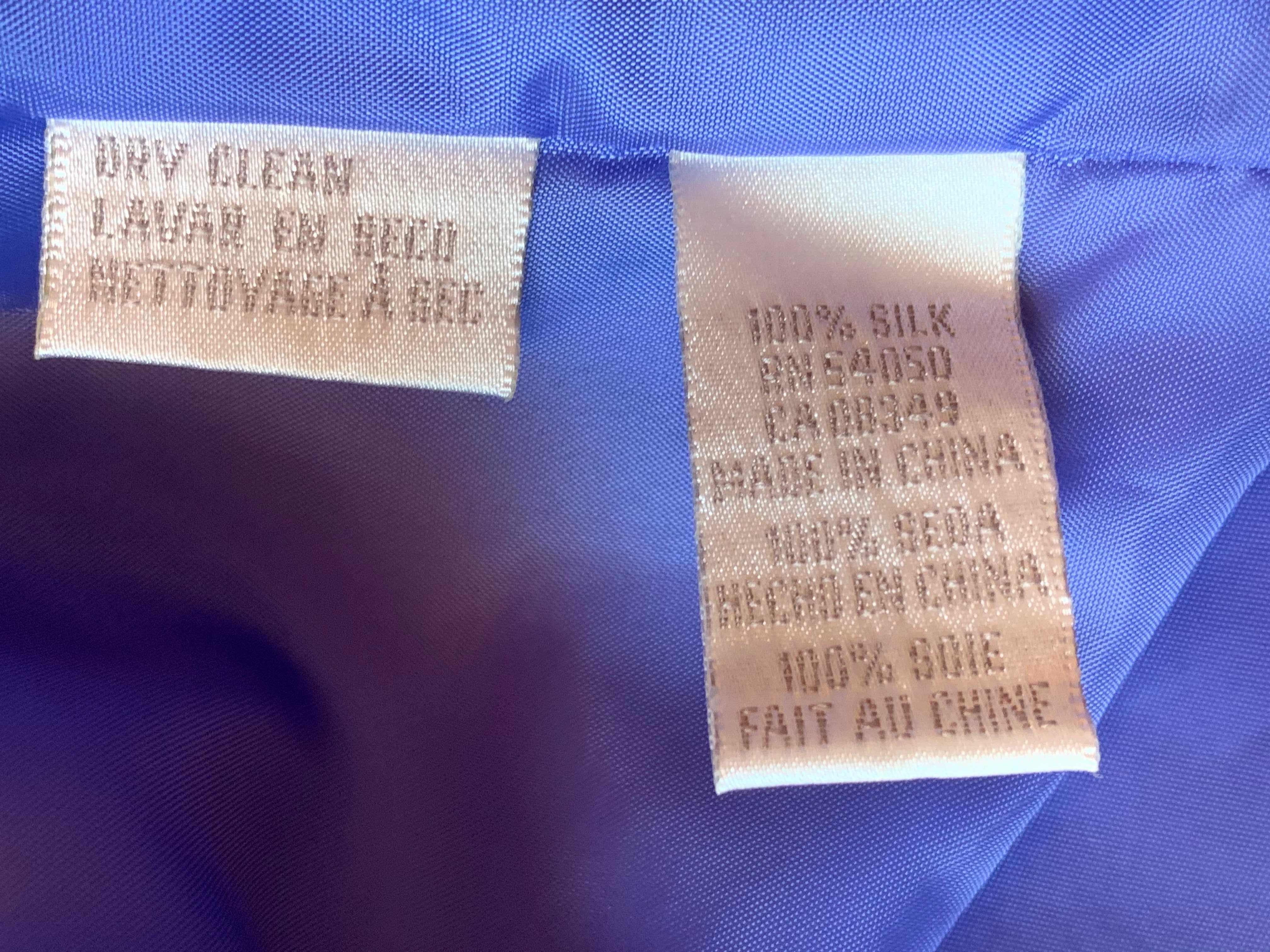 Fioletowa garsonka, 100 % jedwab, Jones New York Dress