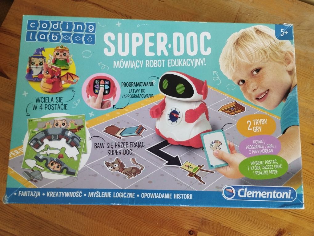 Gra Super doc mówiący robót edukacyjny clementoni