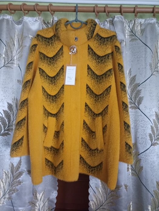 Нова альпака, тепла, темно гірчичного кольору