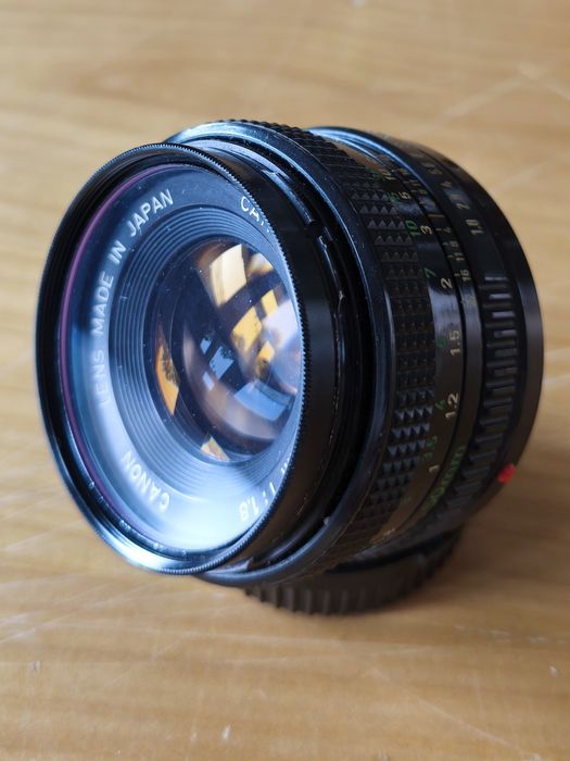 Objectiva Canon FD 50mm f/1.8