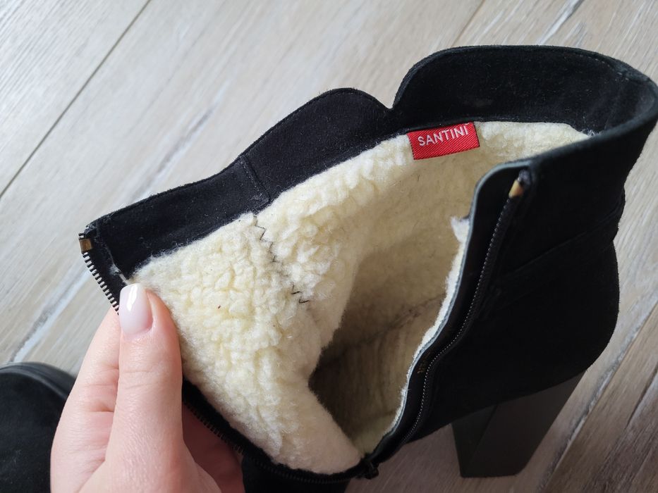 Ботільйони черевики замша зима