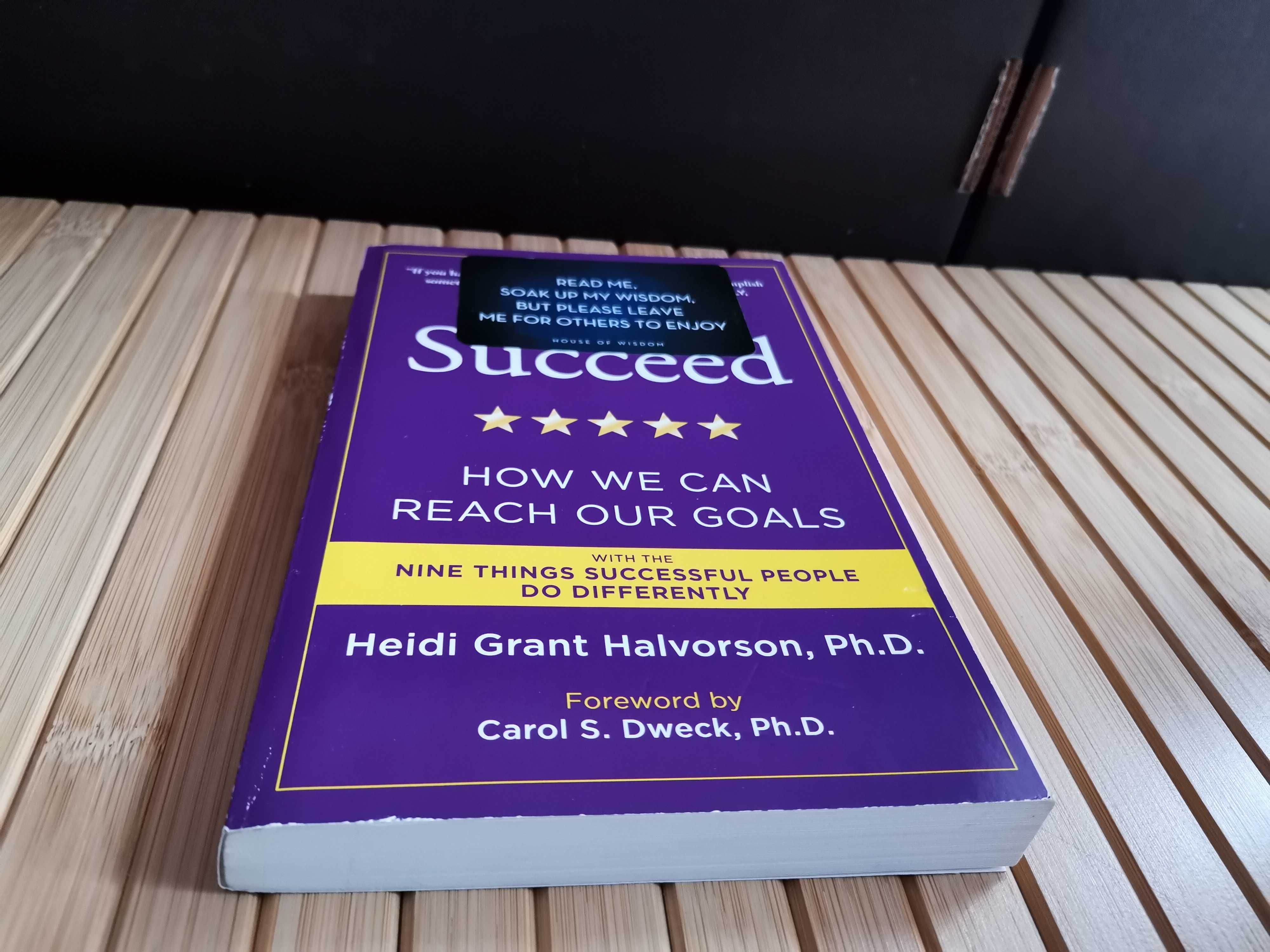 Halvorson Succeed. How we can reach our goals Real foto