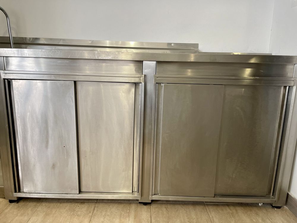 Movel bancada  mais lavatorio em inox