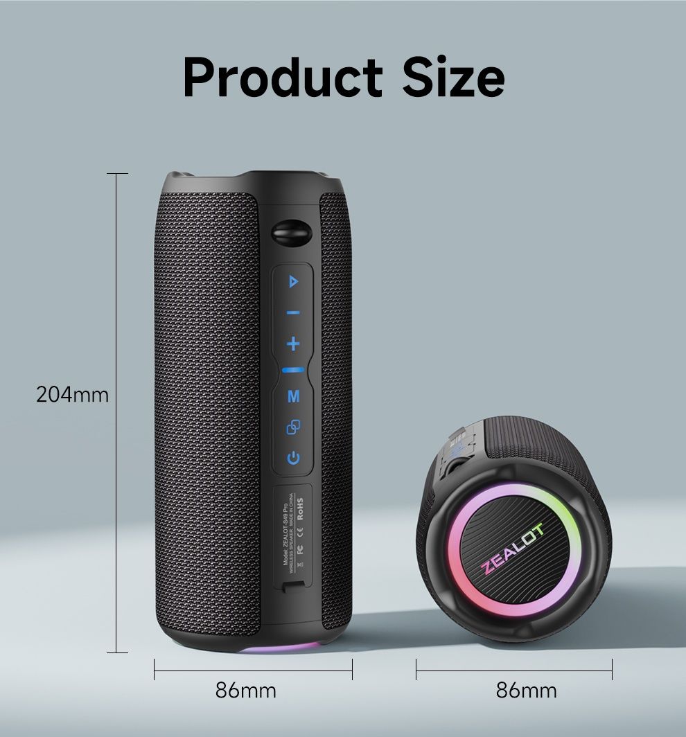 Nowy przenośny głośnik z bluetooth V5.2