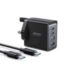 Ładowarka sieciowa Joyroom TCG02 PD USB-C USB-A 67W GaN (UK) + kabel U