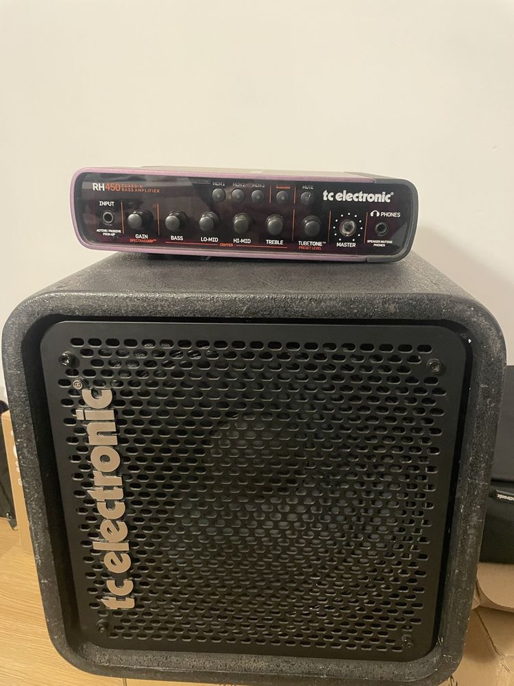 Wzmacniacz basowy TC Electronic RH450 i kolumna RS112