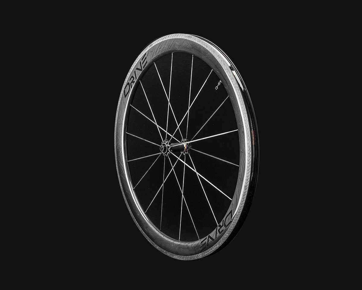 Zestaw kół szosowych ELITEWHEELS Drive 50V- SHIMANO HG, czarne