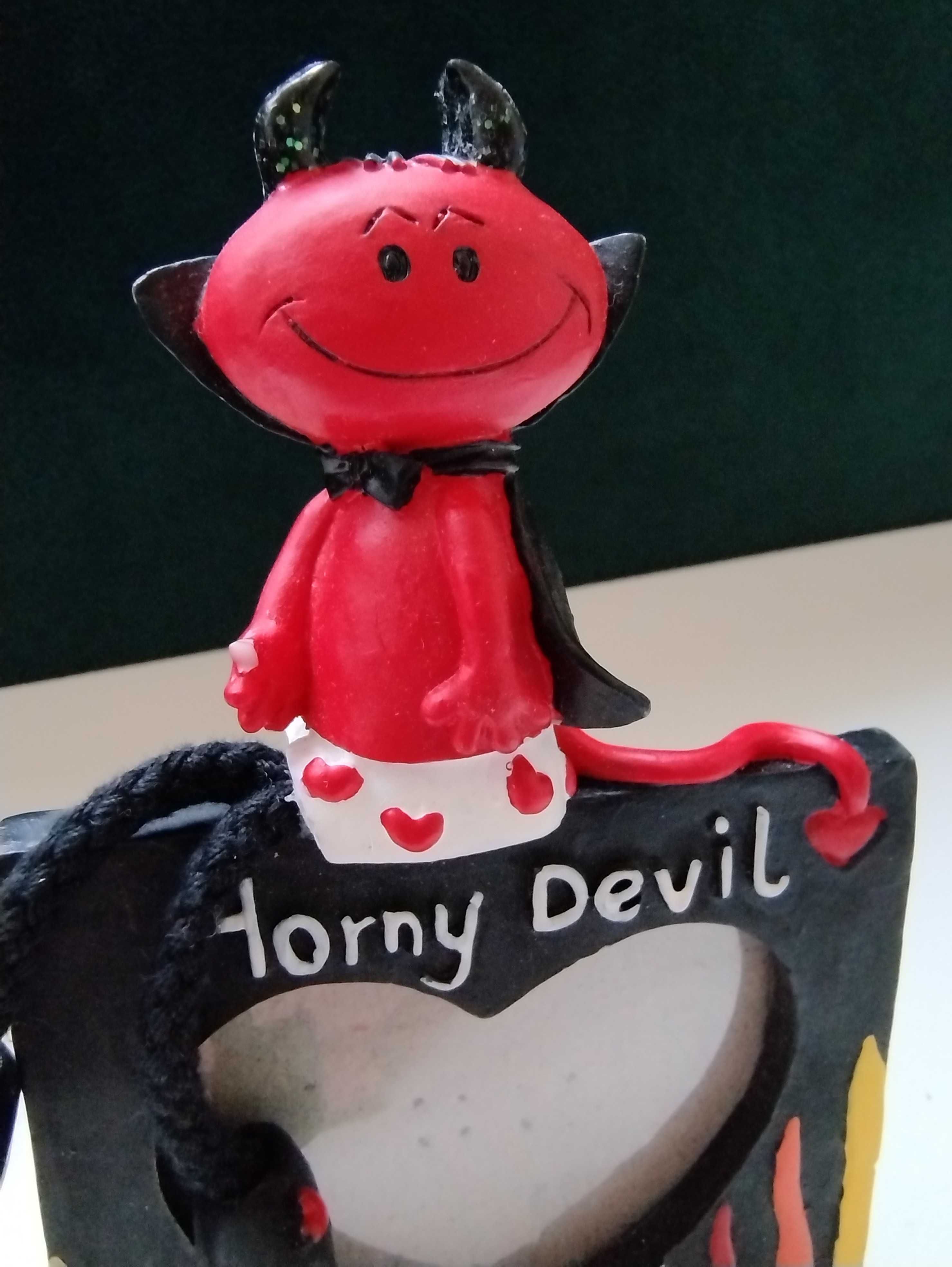 Horny Devil Hot Stuff ramka na zdjęcie Walentynki prezent goth diabeł