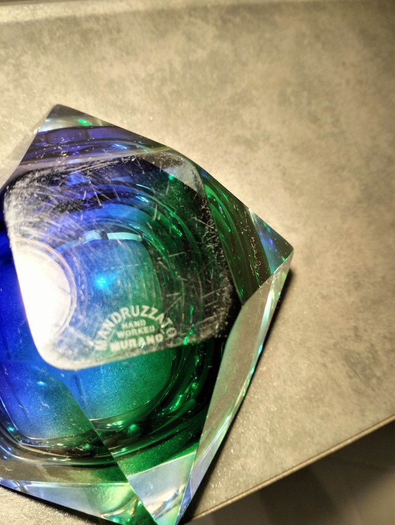 Popielniczka miseczka Murano Sommerso Mandruzzato
