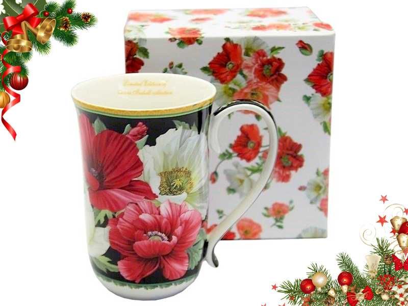 ORYGINALNY Wysoki KUBEK Jakościowa PORCELANA MAKI 400ml Q. Isabell