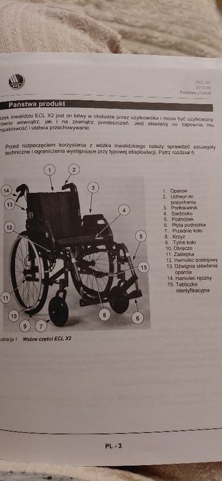 Wózek inwalidzki Vermeiren